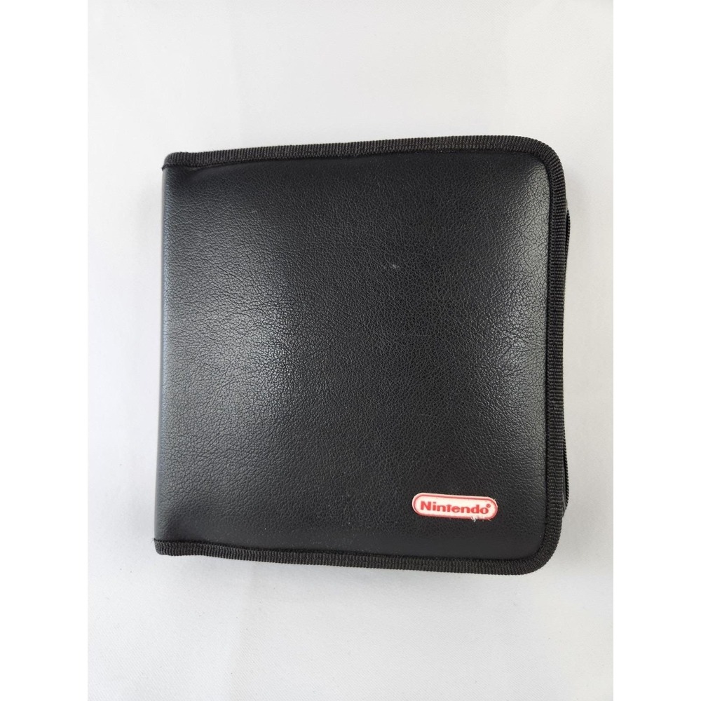 Vintage Nintendo GBA Game Boy GAMEBOY Advance 32 Case Folder Binder Black‎ Rare